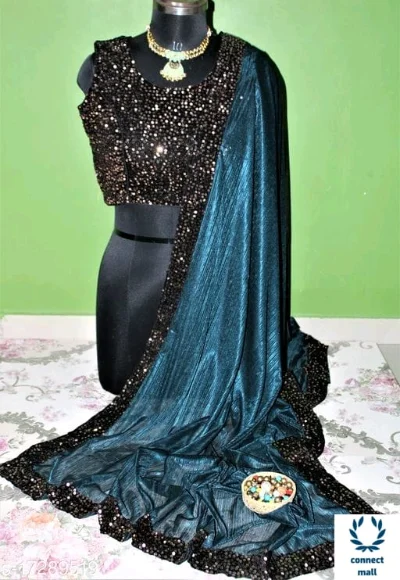 Designer Soft Silk Saree With Stiched Blouse - Pack of:1